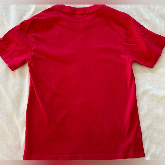POLO RALPH LAUREN Boys Size 7 Short Sleeve Mesh T-Shirt Red BIG Pony - Picture 2 of 5